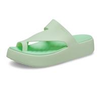 Crocs Femme Getaway Platform Toe Loop Sandale, Vert, 39 EU