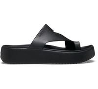 Crocs Femme Getaway Platform Toe Loop Sandales, Black, 36/37 EU