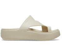 Crocs Femme Getaway Platform Toe Loop Sandales, Sandstone, 36/37 EU