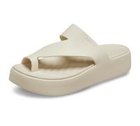 Crocs Femme Getaway Platform Toe Loop Sandales, Sandstone, 39/40 EU