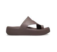Crocs Getaway Sandales compensées avec boucle d'orteil pour femme, truffe, pointure 36, truffe, 34/35 EU
