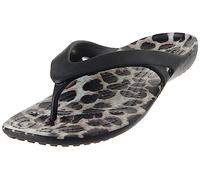Crocs Femme Kadee II Graphic Flip W Tongs, Black/Multi Animal, 39/40 EU