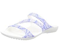 Crocs Femme Kadee II Graphic Sandal W Sandales, Lapis/Multi, 39/40 EU