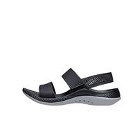 Crocs Sandales LiteRide 360 Femme Noir/Gris clair 37/38 EU