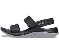 Crocs Femme LiteRide 360 Sandal W Sandales, Black/Light Grey, 39/40 EU