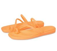 Crocs Miami Frosted Toe Loop Slides Orange EU 36-37 Femme