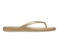 Crocs Femme Miami Metallic Flip Tongs, Gold, 36/37 EU