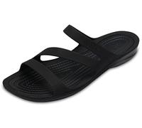 Crocs Femme Swiftwater Sandal W Sandales, Black/Black, 36/37 EU