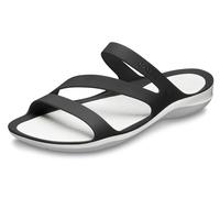 Crocs Femme Swiftwater Sandal W Sandales, Black/White, 41/42 EU