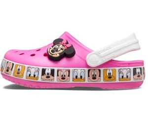 Crocs FL Minnie Mouse Band Kids Clog T 207720-6QQ, Girl slides, pink, 20/21 EU
