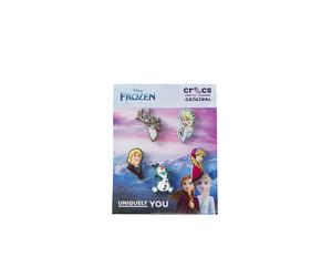 Crocs Fournitures de bureau 'Frozen' gris / framboise / noir / blanc, Taille One Size