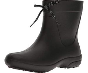 Crocs Freesail Shorty Rain Boots, Bottes Femme, Noir (Black) 33/34 EU
