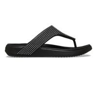 Tongs femmes Crocs GETAWAY GEMS TRIANGLE FLIP Noir 37 / 38