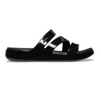 Crocs Getaway Patent Strappy Sandale glissante Femme