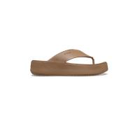 Crocs - Getaway Platform Flip - Tongs femme Milk Chocolate - 37 - 38