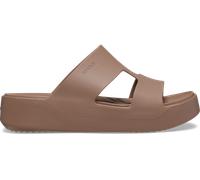 Crocs Femme Getaway Platform H-Strap Sandales, Latte, 39/40 EU