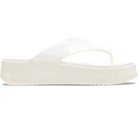 Crocs Getaway Platform Patent Tongs Femmes Chalk 41