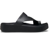 Crocs Femme Getaway Platform Toe Loop Sandales, Black, 37/38 EU