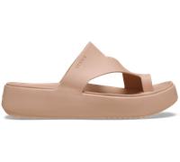 Crocs Getaway Platform Toe Loop Sandales Femmes Pink Caramel 41