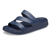 Crocs Getaway Sandales à lanières pour femme, bleu marine, 39-40 EU