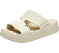 Crocs Getaway Sandales compensées avec bride en H pour femme, grès, pointure 9