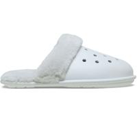 Crocs Grey Classic Fuzz Scuff Slippers