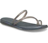 Crocs Grey Miami Jely Toe Loop Sandals