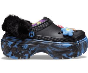Crocs Happy Socks X Stomp Lined Sabots Unisex Black / Teal 43