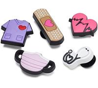 Crocs Health Heart, Breloques de Chaussure Unisexe, Multi Colour