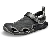 Crocs Homme Swiftwater Mesh Deck Sandal M Sandales, Black, 42/43 EU