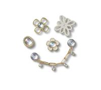 Crocs Cut Out 5 Pack, Breloques pour Chaussures Mixte Adulte, Multicolore, Taille Unique