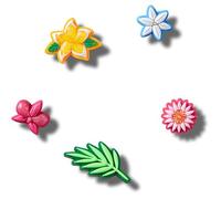 Crocs Jibbitz Lot de 5 breloques en forme de chaussure avec fleurs tropicales