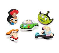 Crocs Jibbitz Lot de breloques Disney pour chaussures, Mickey Mouse, Minnie Mouse, Toy Story, 5 Pack