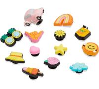 Crocs Jibbitz Rose et Jaune Lot de 13