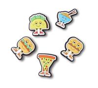 Crocs Shoe Charm 5-Pack | Personalize with Jibbitz for Chaussure Unisexe, Chill Foods, Taille Unique