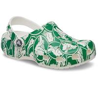 Crocs Kids Unisex Classic Clogs with Patterns and Graphics (Toddler) Green Ivy/Duke 4M Toddler
