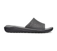 Crocs LiteRide Slide, Sandale Mixte Adulte, Noir (Black/Slate Grey), 39-40 EU