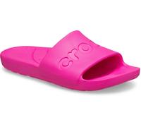 Crocs Adults Logo Sliders Rose écrasé 8 (42-43) Unisex