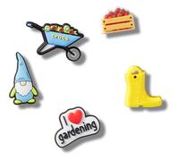 Crocs Garden Party 5 Pack, Breloques pour Chaussures Mixte Adulte, Multicolore, Taille Unique