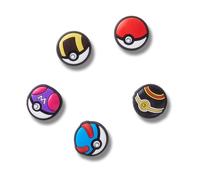 Crocs Lot de 5 breloques Poke Ball unisexes pour chaussures, multicolore, taille unique, multicolore, Taille unique