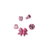 Crocs Lot de 5 breloques pour chaussures de pom-pom girl, taille unique, multicolore, Taille unique