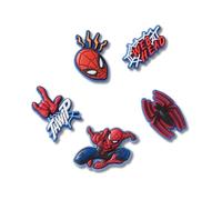 Crocs Lot de 5 breloques Spiderman unisexe pour chaussures, multicolore, taille unique, multicolore, Taille unique