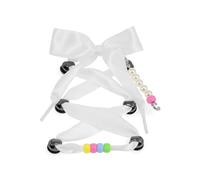 Crocs Lot de 5 breloques unisexes en dentelle et chaîne pour chaussures, taille unique, multicolore, Taille unique