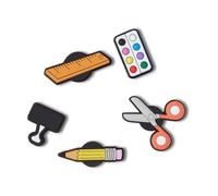 Crocs Lot de 5 crayons à breloques décoratives pour chaussures unisexe-adulte, trousse à crayons, taille unique