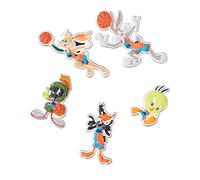 Crocs Lot de 5 Personnalisez Jibbitz, Breloques pour Chaussures Mixte, Personnage Space Jam, Taille Unique