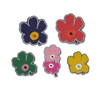 Crocs Marimekko5 Lot de 5 breloques pour chaussures, multicolore, taille unique, multicolore, Taille unique