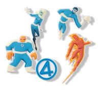 Crocs Marvel Lot de 4 ou 5 breloques pour chaussures, multicolore, taille unique, multicolore, Taille unique