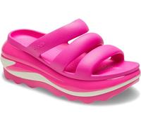 Crocs Mega Crush Triple Strap Slides Unisex Pink Crush 36