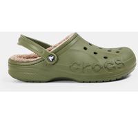 Crocs Men's Baya Lined Mule Slippers Vert armée 7 (41-42) Male