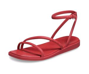 Crocs Miami Ankle Strap Sandale pour femme, rouge court, 38 EU